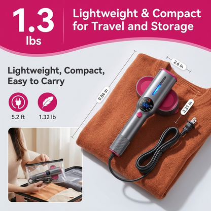 WellPressed™ Portable 2-in-1 Steamer & Iron